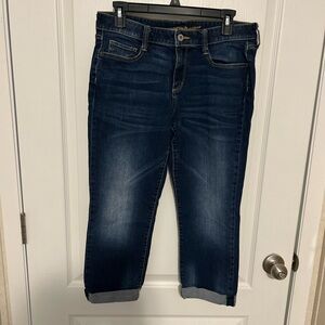 Arizona Jean Company Dark Wash Cropped Jeans
